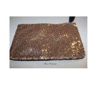 Ipsy Bag | Black and Gold